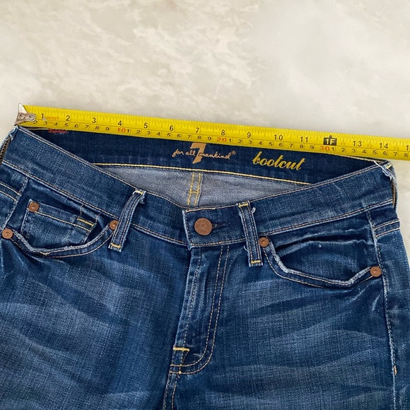 7 FOR ALL MANKIND ORIGINAL BOOTCUT IN NEW YORK DARK - Picture 3 of 7